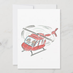 Invitación Helicóptero