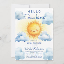 Invitación Hello Sunshine Baby Shower