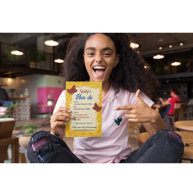 Invitación Hen do fiesta bachelorette boda pamper (Subido por el creador)