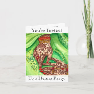 Invitación Henna Fiesta Invita