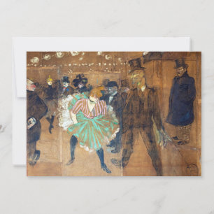 Invitación Henri de Toulouse-Lautrec - Danza en la Roque