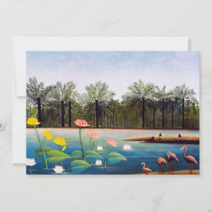 Invitación Henri Rousseau - Los flamencos