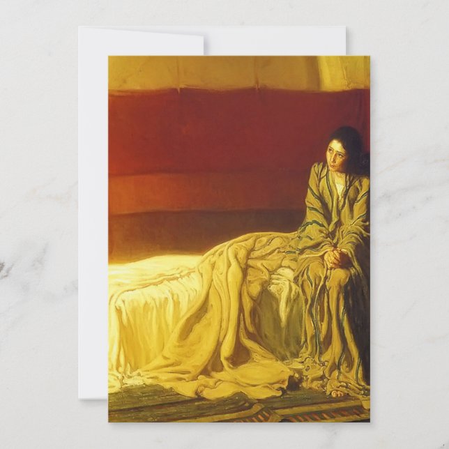 Invitación Henry Ossawa Tanner La Anunciación 1914 (Anverso)