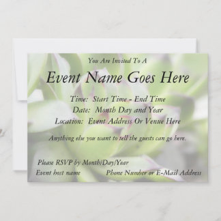 Invitación Hens Y Chicas - Sempervivum
