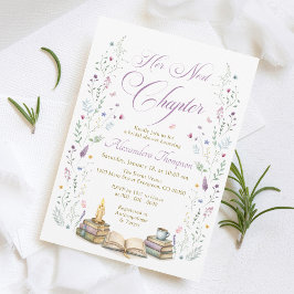 Invitación Her Next Chapter Bridal Shower