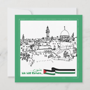 Invitación Herencia y esperanza palestinas: Regresaremos