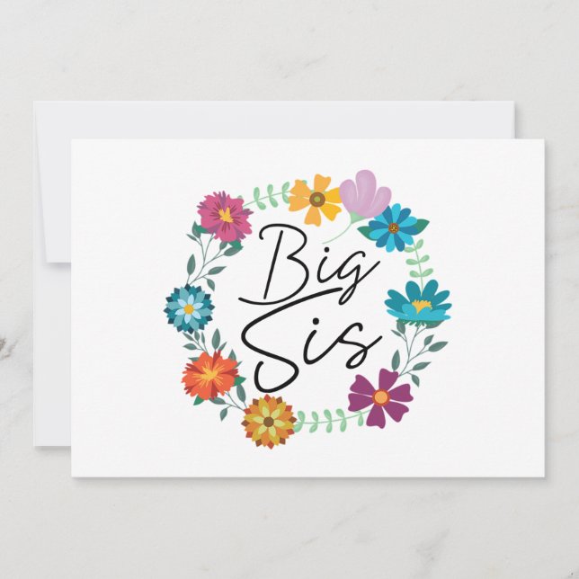 INVITACIÓN HERMANA MAYOR (Anverso)
