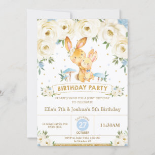 Invitación Hermano Hermano Hermano del Cumpleaños de la Conju