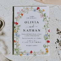 Hermosa Corona de Flores Silvestres Boda