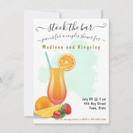 Invitación Hermosa Ducha De Boho Elegante Lime Green