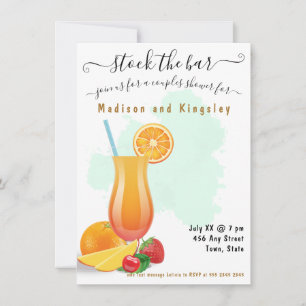 Invitación Hermosa Ducha De Boho Elegante Lime Green