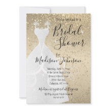 Hermosa ducha de novia - oro