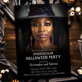 Invitación Hermosa fiesta de Brujas de Halloween