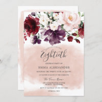 Hermosa fiesta de cumpleaños 80 mujeres de Rubor