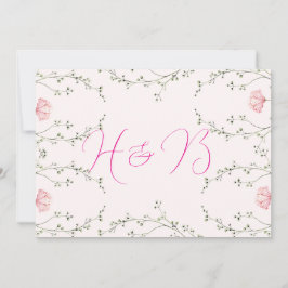 Invitación Hermosa Floral 