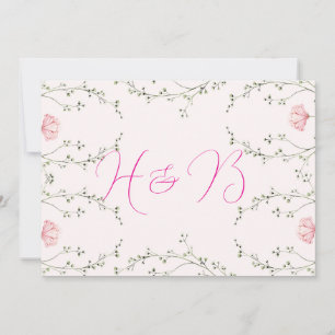 Invitación Hermosa Floral 