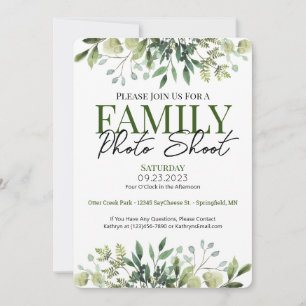Invitación Hermosa foto familiar
