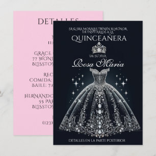 Invitación Hermosa Quinceañera
