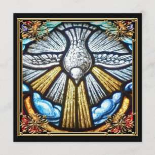 Invitación Hermosa ventana de vidrio templado para las tarjet