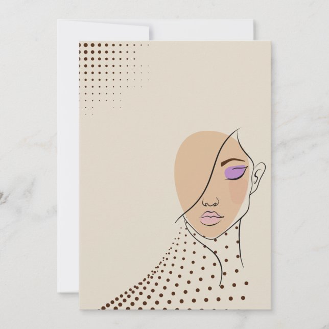 Invitación hermosa y atrevida  (Anverso)