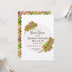 Invitación Hermosas flores