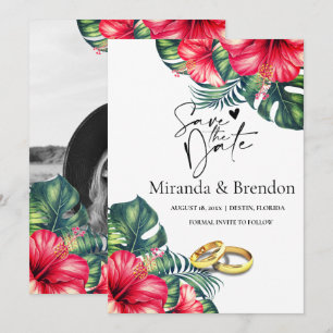 Invitación Hermosas flores, brillantes y tu imagen invit