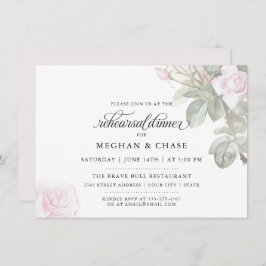 Invitación Hermosas rosas rosas pintadas descalzosBride™