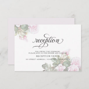 Invitación Hermosas rosas rosas pintadas descalzosBride™