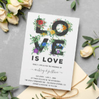 Hermoso amor floral es amor Boda gay