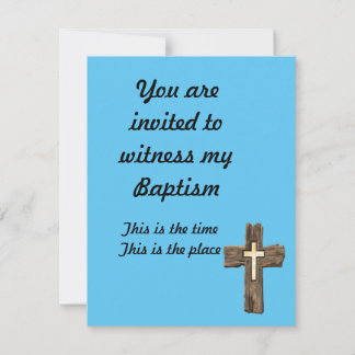 Invitación Hermoso Baptismo Invito.