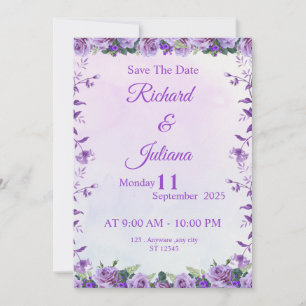 Invitación Hermoso Boda