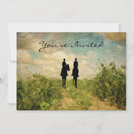Invitación Hermoso Boda de caballos en pareja