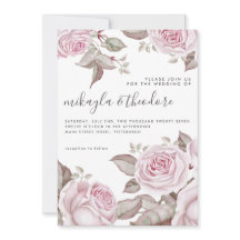 Hermoso Boda de Rosas de color rosa Rubor