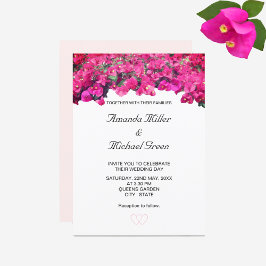 Invitación Hermoso Boda floral
