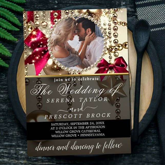 Invitación Hermoso Boda fotográfico elegante y elegante todo  (Subido por el creador)