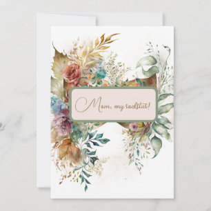Invitación Hermoso Día de la Madre Floral