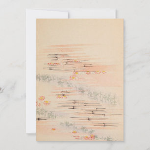 Invitación Hermoso diseño japonés vintage