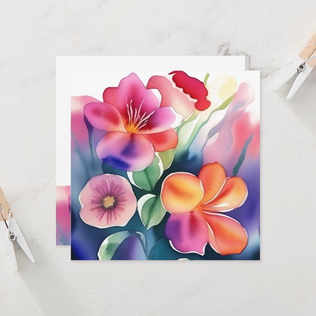 Invitación Hermoso, feliz, ligero, primavera, verano, lindo,  (Anverso/Reverso In Situ)