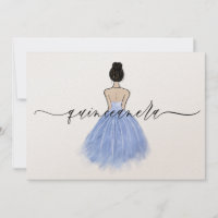 Hermoso Fiesta Quinceanera con código de vestir az