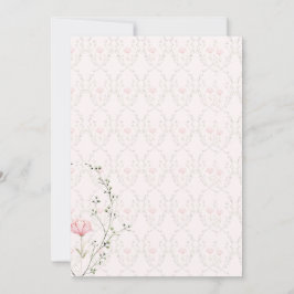Invitación Hermoso Floral 