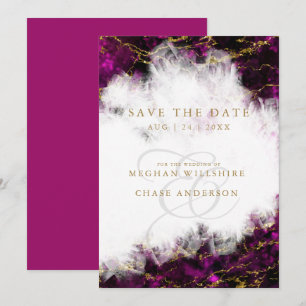 Invitación Hermoso Geode de cristal de Red Garnet