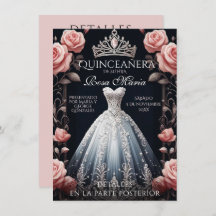 Hermoso Rosa español de Quinceañera