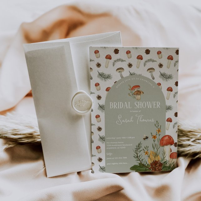 Invitación Hermoso y flores silvestres ducha de novias (Subido por el creador)
