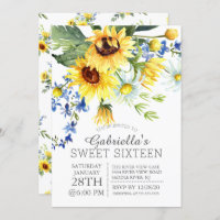 Hermosos girasoles amarillos dulces Dieciséis Fies