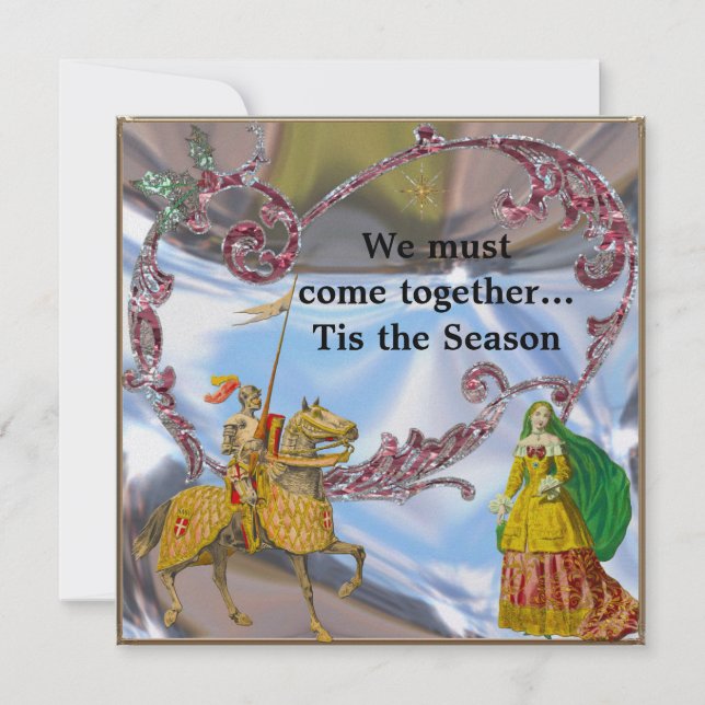 Invitación Hermosos Navidades románticos invitan (Anverso)