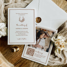 Herradura Floral | Boda Occidental de Cobre Oxidad
