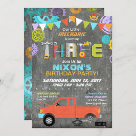 Invitación Herramientas de engranajes mecánicos del coche Cha