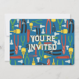 Invitación Herramientas eléctricas del comercio
