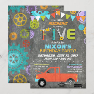Invitación Herramientas para engranajes mecánicos de coches C