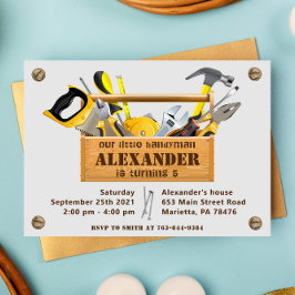 Invitación Herramientas y gadgets de mano Fiesta de cumpleaño